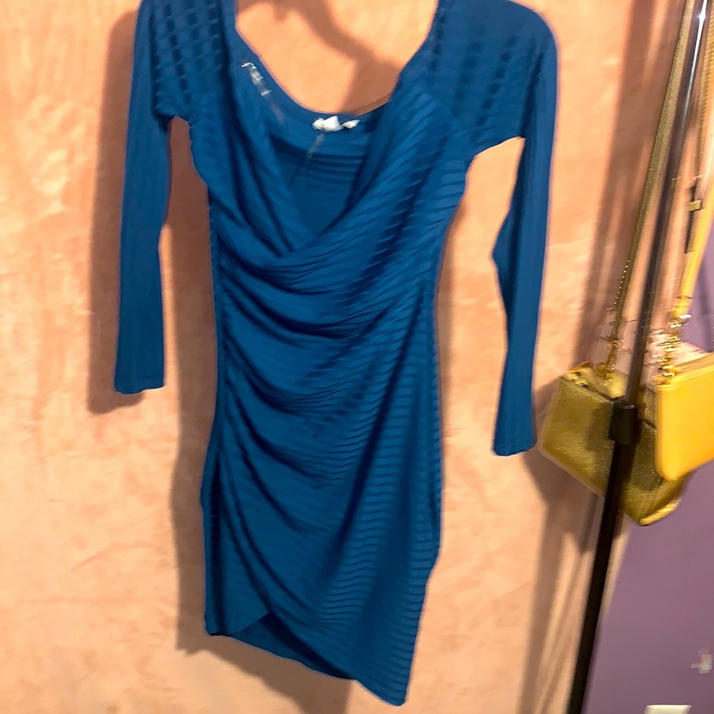 Dark blue dress